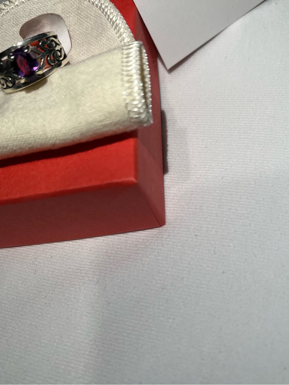 James avery adoree 925 AMETHYST RING size 7 -NEW WITH BOX. - Picture 10 of 12